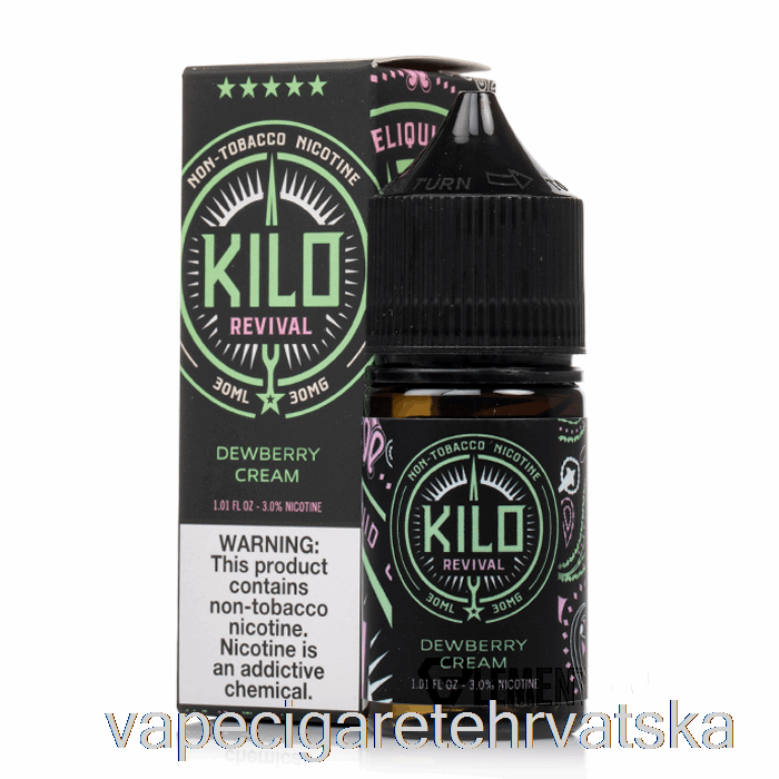 Vape Cigarete Dewberry Krema - Kilo Revival Soli - 30ml 50mg